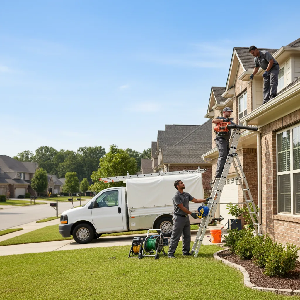 Home Gutter Service in Streetman, TX near me